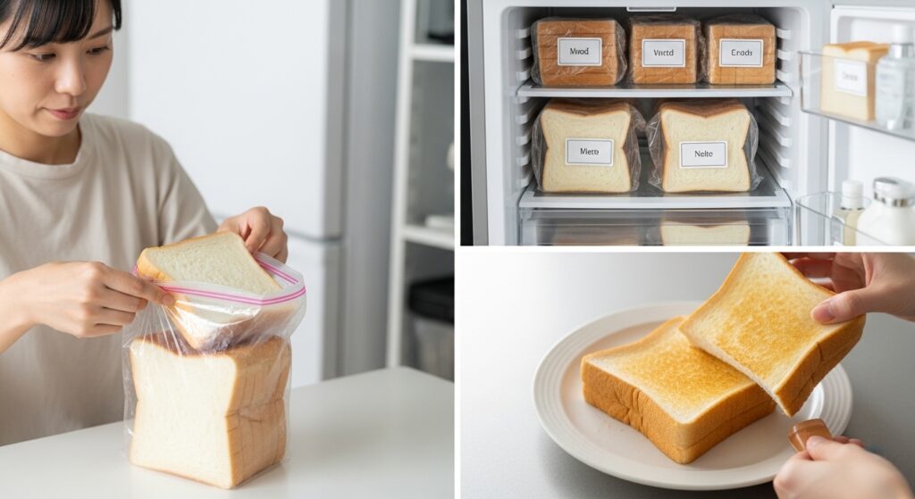 つばめパンは冷凍できる？美味しさを保つ冷凍保存の方法